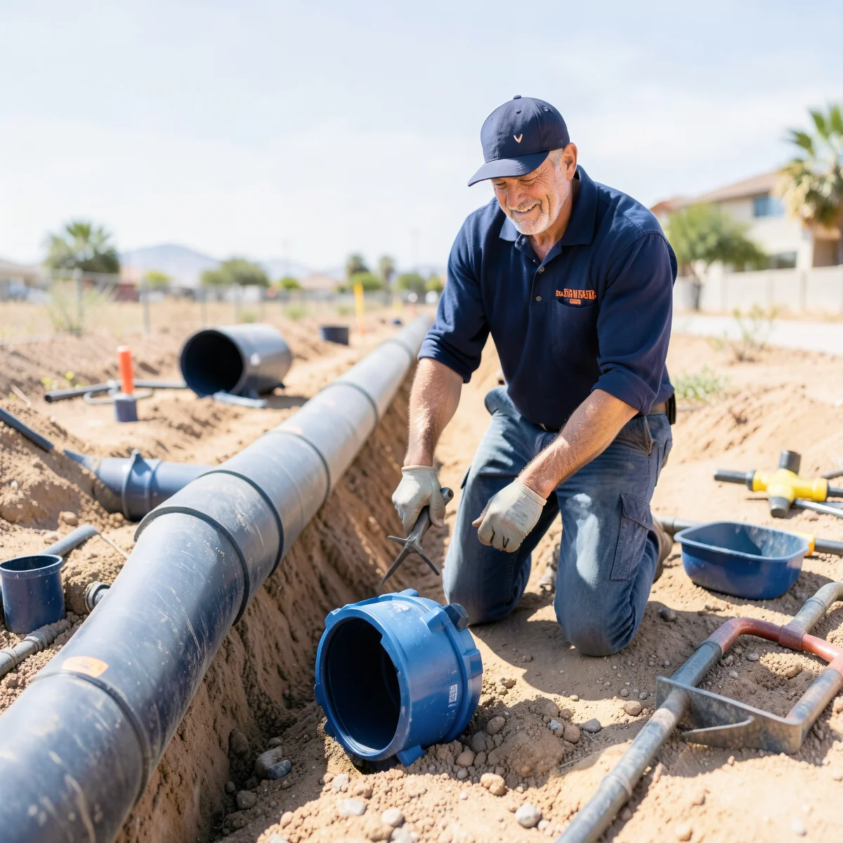 Sewer Line Installation in Colton, CA
