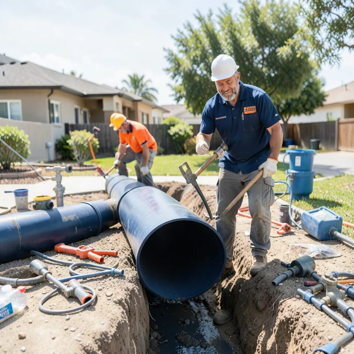 Sewer Line Replacement in Colton, CA